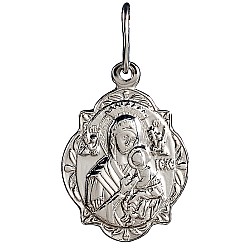 Ладанка серебряная «Матерь Божья Неустанной Помощи» 2ЛЛ023ч