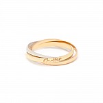 Кольцо золотое Тринити 1К1333