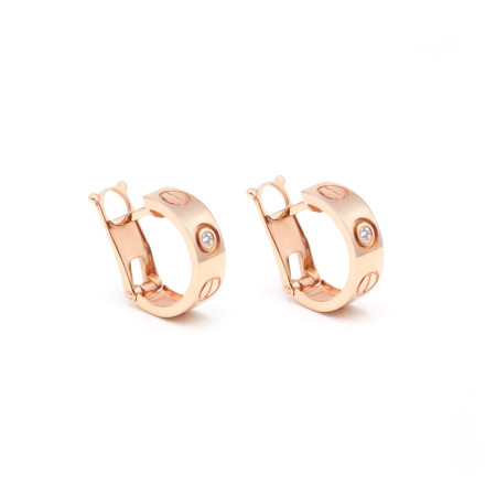 Серьги золотые с фианитами С371
