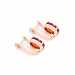Сережки золоті сапфіром 1С343С