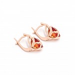 Серьги золотые с сапфиром 1С419С
