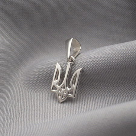 Підвіска срібна Герб України Тризуб 2поПі23