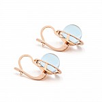 Сережки золоті з топазом с2-1450Тп