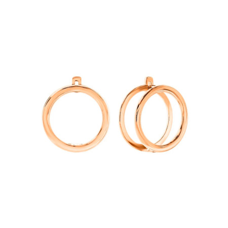 Серьги из красного золота Геометрия 1с209/00б