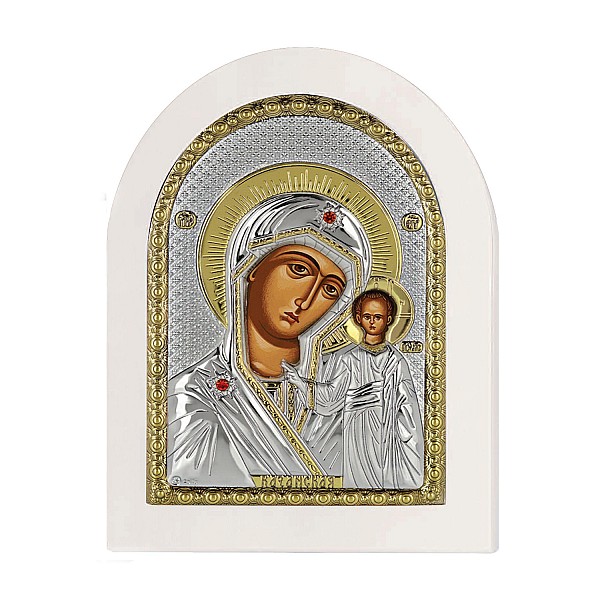 Ікона Матір Божа Казанська 4E1106/WH-AX 20*26 см