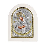 Ікона Матір Божа Остробрамська 4E1116/WH-DX 10*14 см