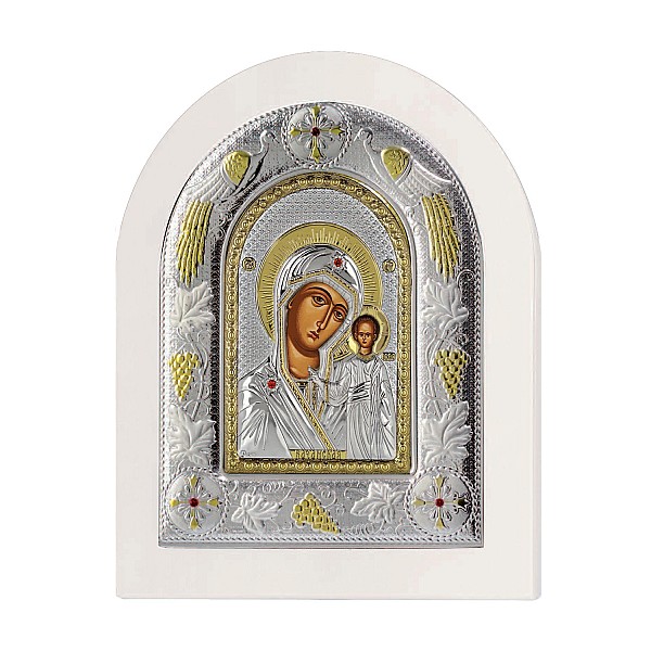 Ікона Матір Божа Казанська 4E3106/WH-AX 24*29 см