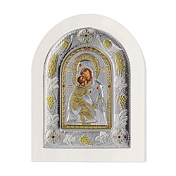 Ікона Матір Божа Володимирська 4E3110/WH-DX 12*14 см