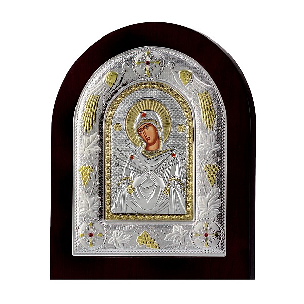 Ікона Матір Божа Семистрільна 4E3114AX 24*29 см