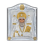 Икона Николай Чудотворец 4E3408/2X 15,5*19,5 см