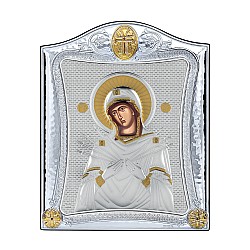 Икона Матерь Божья Семистрельная  4E3414/3X 9,5*12,5 см
