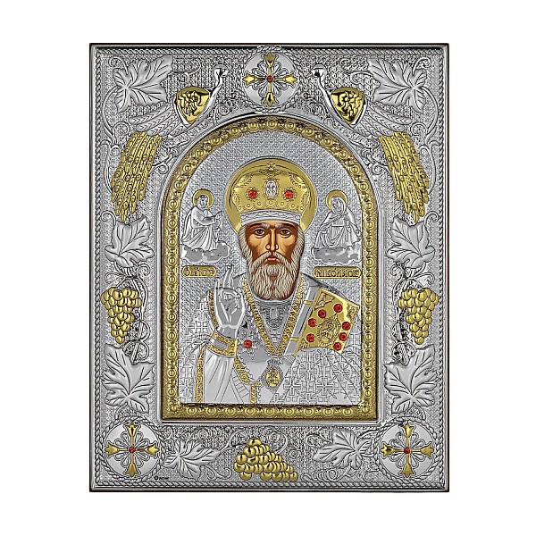 Ікона Миколай Чудотворець 4E3708BX 13,5*17,5 см