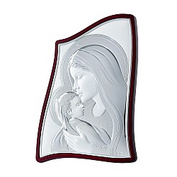 Католицька ікона Діва Марія з Немовлям 4E903/5 4,5*6 см