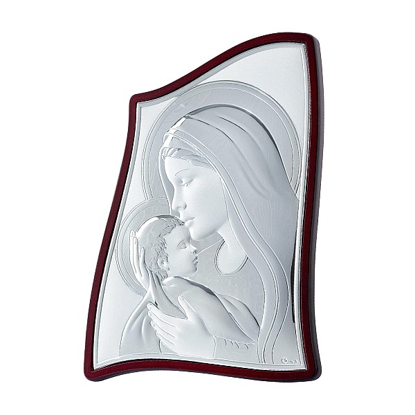 Католическая икона Дева Мария с Младенцем 4E903/1 25*33 см