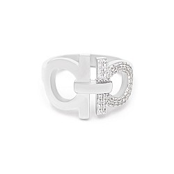 Кольцо серебряное с фианитами 2КН25/20