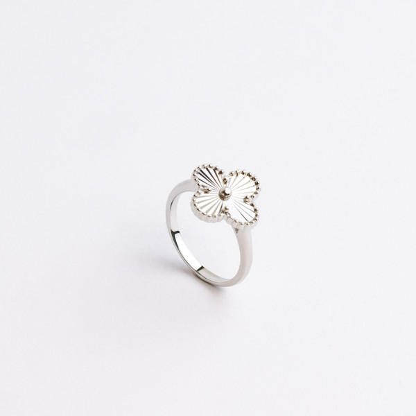 Кольцо серебряное Клевер 2КВК20/2ал