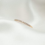 Кольцо золотое Дорожка с бриллиантами 3К127Д