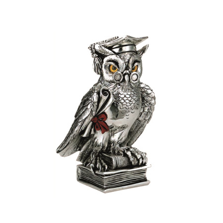 Статуэтка серебряная Сова 17015