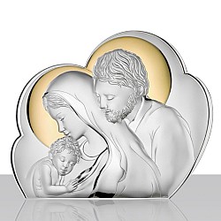 Католическая икона Святое Семейство 81245/3L 14,8*12 см 