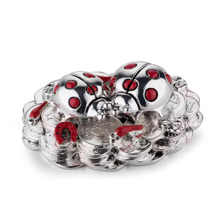 Статуэтка серебряная Божьи коровки R17707R