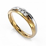 Кольцо золотое с бриллиантами 3v11670