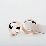 Обручальное кольцо золотое классическое 1ОК003