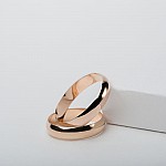 Обручальное кольцо золотое классическое 1ОК025