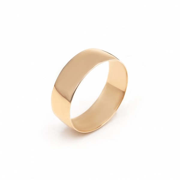 Обручальное кольцо золотое классическое 5-0017