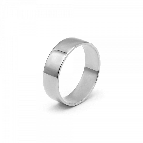 Обручальное кольцо серебряное Американка 2ОА102