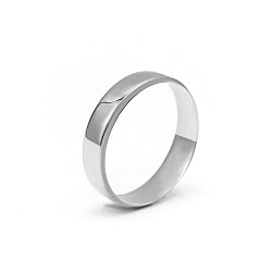 Обручальное кольцо серебряное Американка 2ОА102з