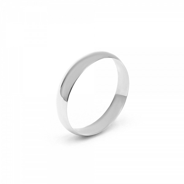 Обручальное кольцо серебряное классическое 2ОК002