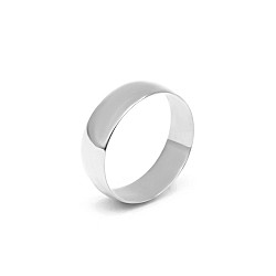 Обручальное кольцо серебряное классическое 2ОК003