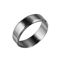 Серебряное обручальное кольцо "Американка" 2ОА103з