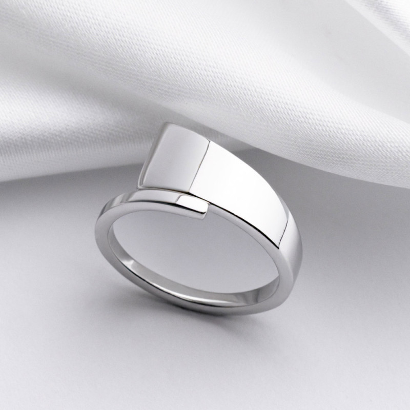 Кольцо серебряное 2КН25/39