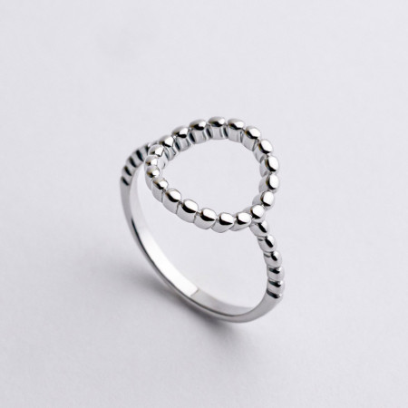 Кольцо серебряное Круг 2КН25/43