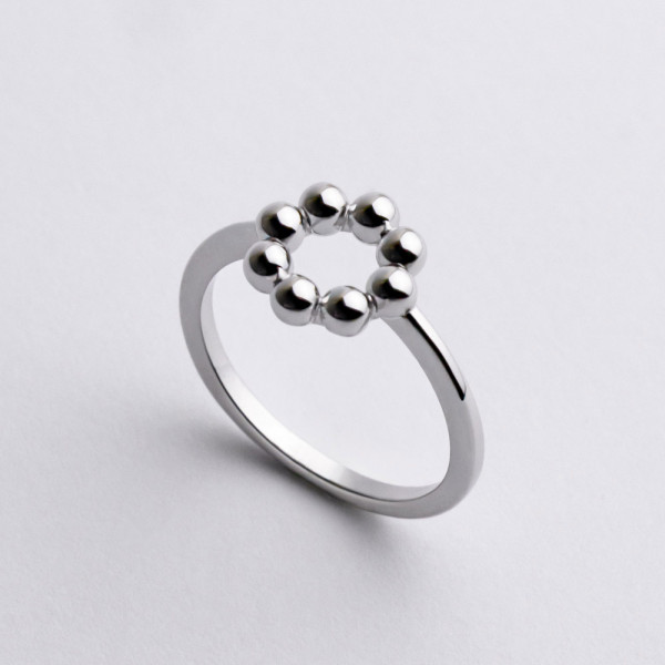 Кольцо серебряное 2КН25/53