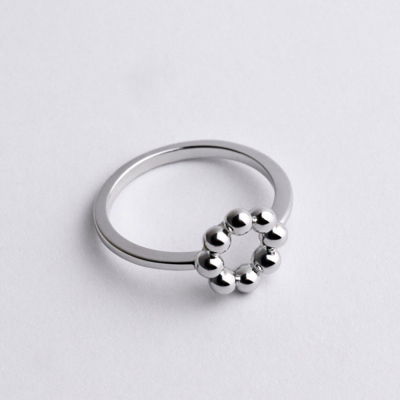 Кольцо серебряное 2КН25/53