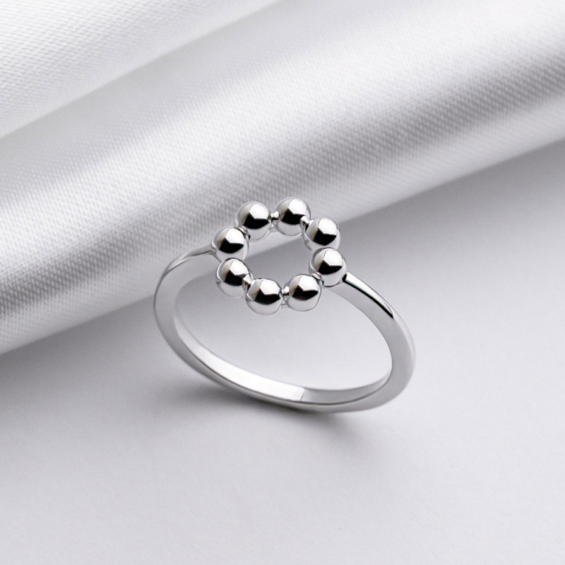 Кольцо серебряное 2КН25/53