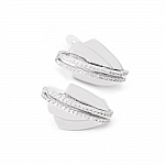 Серьги серебряные с фианитами 2СК25/22