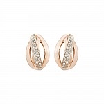 Сережки золоті з фіанітами 103-0253