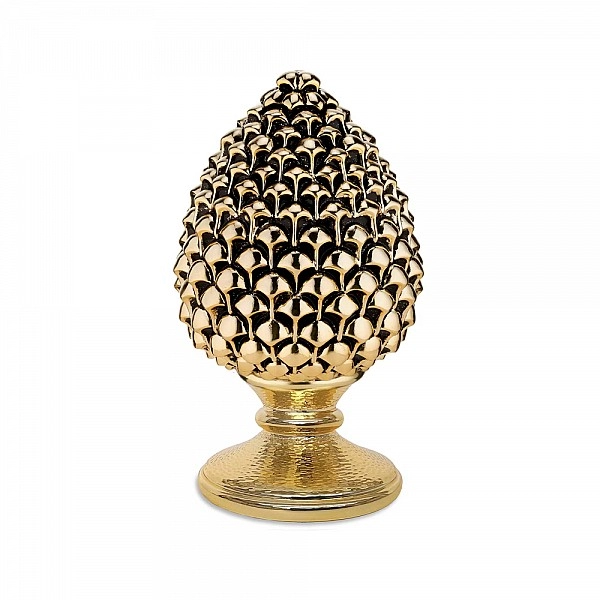 Статуэтка серебряная Шишка R17331/2ORO