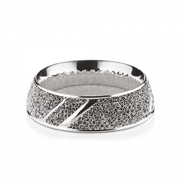 Шкатулка серебряная Розы R245