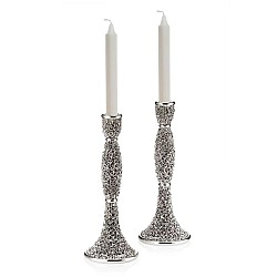 Подсвечник серебряный Розы R246